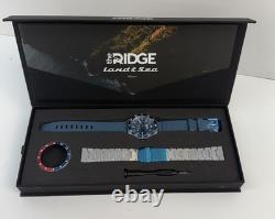 Ridge Land & Sea GMT Watch 42mm, Navy Stainless Steel RW42NV