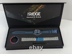 Ridge Land & Sea GMT Watch 42mm, Navy Stainless Steel RW42NV
