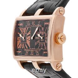 Roger Dubuis Too Much Manual Wind Rose Gold Mens Strap Watch GMT T31 9847 5