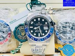 Rolex 126710BLNR Box & Papers GMT Master II Batman Unworn Oyster Perpetual Date