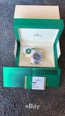 Rolex 126710BLNR GMT Master II Batman on Jubilee Complete with Box and Papers