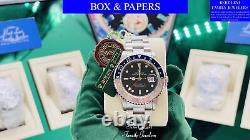 Rolex 16710 GMT-Master II Box & Papers 1991 Oyster Perpetual Steel Mens Watch