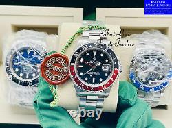 Rolex 16710 GMT-Master II Box & Papers Oyster Perpetual Date 40mm Steel 1998