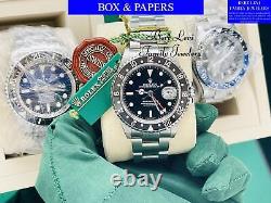 Rolex 16710 GMT-Master II Box & Papers Oyster Perpetual Steel 40mm Year 2000