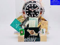 Rolex 16753 Box & Papers GMT-Master Root Beer Oyster Perpetual Date 1985