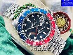 Rolex 1675 GMT-Master Pepsi Oyster Perpetual Date 40mm Stainless Steel Mens