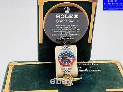 Rolex 1675 GMT-Master Pepsi Oyster Perpetual Date 40mm Stainless Steel Mens