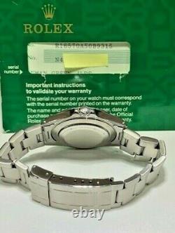 Rolex Explorer II 16570 40mm Stainless Steel White Dial Open Papers 1991