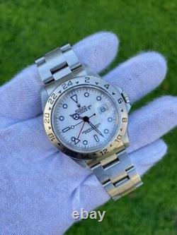 Rolex Explorer II 16570 Stainless Steel White Dial WIRE ONLY PRICE