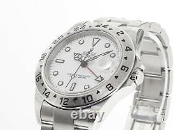 Rolex Explorer II 40mm Stainless Steel White Dial & Steel Bezel 16570W