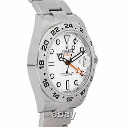Rolex Explorer II Auto 42mm Steel Mens Oyster Bracelet Watch Date GMT 226570