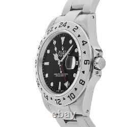Rolex Explorer II Automatic 40mm Steel Men Oyster Bracelet Watch Date GMT 16570