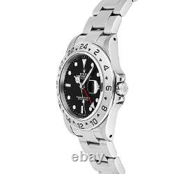 Rolex Explorer II Automatic 40mm Steel Mens Bracelet Watch Date GMT 16570