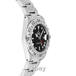 Rolex Explorer II Automatic 40mm Steel Mens Bracelet Watch Date GMT 16570