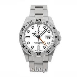 Rolex Explorer II Automatic 42mm Steel Men Oyster Bracelet Watch Date GMT 216570