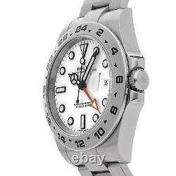 Rolex Explorer II Automatic 42mm Steel Men Oyster Bracelet Watch Date GMT 216570