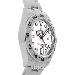 Rolex Explorer II Automatic 42mm Steel Men Oyster Bracelet Watch Date GMT 216570