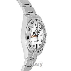 Rolex Explorer II Automatic 42mm Steel Men Oyster Bracelet Watch Date GMT 216570
