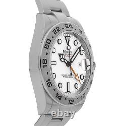 Rolex Explorer II Automatic 42mm Steel Mens Oyster Bracelet Watch GMT 216570