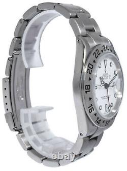 Rolex Explorer II Steel White Dial Mens 40mm Oyster Automatic Watch K'01 16570