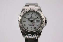 Rolex Explorer II Wrist Watch for Men 16570, Polar White, 1999