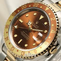 Rolex GMT-MASTER II 16713 Stainless Steel & 18k Yellow Gold