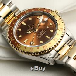 Rolex GMT-MASTER II 16713 Stainless Steel & 18k Yellow Gold