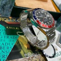 Rolex GMT Master 16700 BLRO T25 Dial Pepsi Serviced Full Set