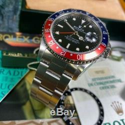 Rolex GMT Master 16700 BLRO T25 Dial Pepsi Serviced Full Set