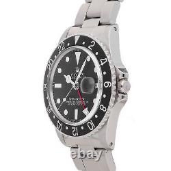 Rolex GMT-Master Auto 40mm Stainless Steel Mens Oyster Bracelet Watch Date 1675