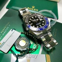 Rolex GMT Master II 116710 BLNR Batman Full Set 2018 Unworn Stickers