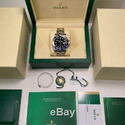 Rolex GMT Master II 116710 BLNR Batman Full Set 2018 Unworn Stickers