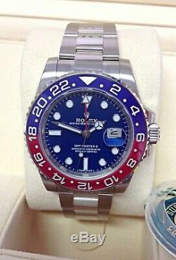 Rolex GMT Master II 116719BLRO White Gold Pepsi BOX AND PAPERS 2018 UNWORN