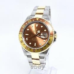 Rolex GMT Master II 16713 Box and Papers 2001 Tiger Eye/Root Beer Full Set