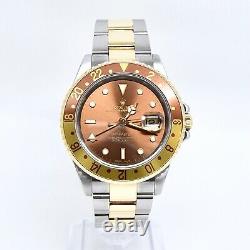 Rolex GMT Master II 16713 Box and Papers 2001 Tiger Eye/Root Beer Full Set