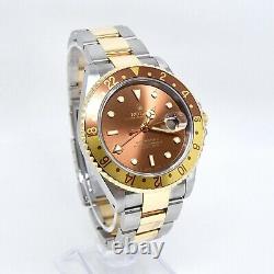 Rolex GMT Master II 16713 Box and Papers 2001 Tiger Eye/Root Beer Full Set