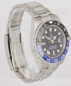 Rolex GMT-Master II BATMAN Stainless Steel Black 40mm Ceramic 116710 LN Watch