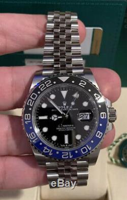 Rolex GMT-Master II Batman Ceramic Steel Jubilee Bracelet 2019 Watch 126710BLNR