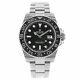 Rolex GMT-Master II Black on Black Green Hand Steel Automatic Mens Watch 116710