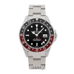 Rolex GMT-Master II Coke Automatic 40mm Steel Mens Oyster Bracelet Watch 16710