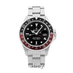 Rolex GMT-Master II Coke Automatic 40mm Steel Mens Oyster Bracelet Watch 16760