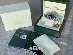 Rolex GMT-Master II Men's Swiss Watch 40mm Z-serial Green Black Complete 116710N