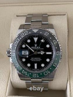 Rolex GMT Master II Sprite Lefty Oyster 126720VTNR Box Papers tags Complete 2023