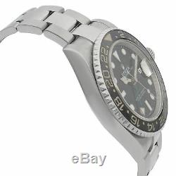 Rolex GMT-Master II Stainless Steel Black Dial Automatic Mens Watch 116710N