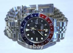 Rolex GMT-Master Pepsi 40mm Automatic Steel Unisex Watch 1675 Selling As-Is