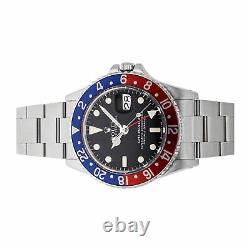 Rolex GMT-Master Pepsi Auto 40mm Steel Mens Oyster Bracelet Watch Date16750