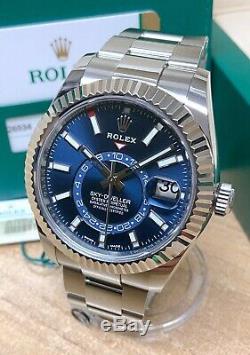 Rolex Sky Dweller 326934 Stainless Steel Blue BOX AND PAPERWORK 2018