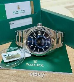 Rolex Sky Dweller 326934 Stainless Steel Blue BOX AND PAPERWORK 2018