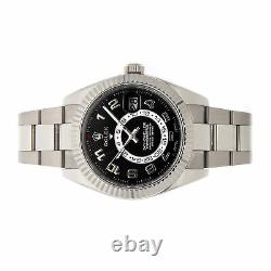 Rolex Sky-Dweller White Gold Auto 42mm Mens Watch Oyster Bracelet 326939