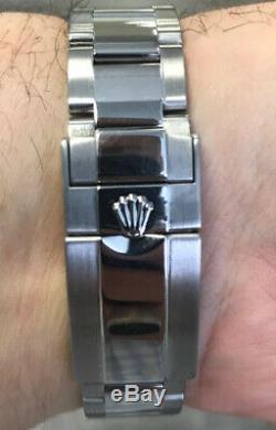 Rolex Steel GMT Master II Custom Blue / Black Ceramic Bezel 116710 Men's Watch